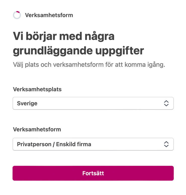 Vi börjar med några grundläggande uppgifter