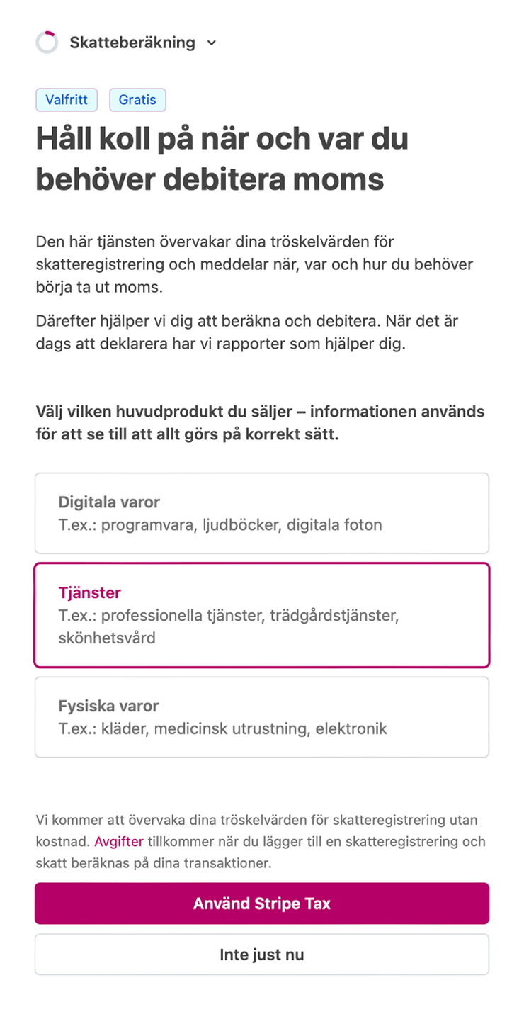 Håll koll på när och var du behöver debitera moms